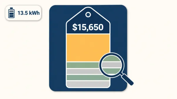 Home Battery Cost 2026: The Installed Price, Line by Line