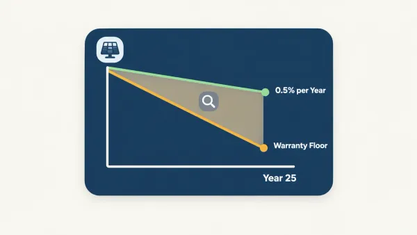 Solar Panel Degradation Rate: What the Warranty Promises